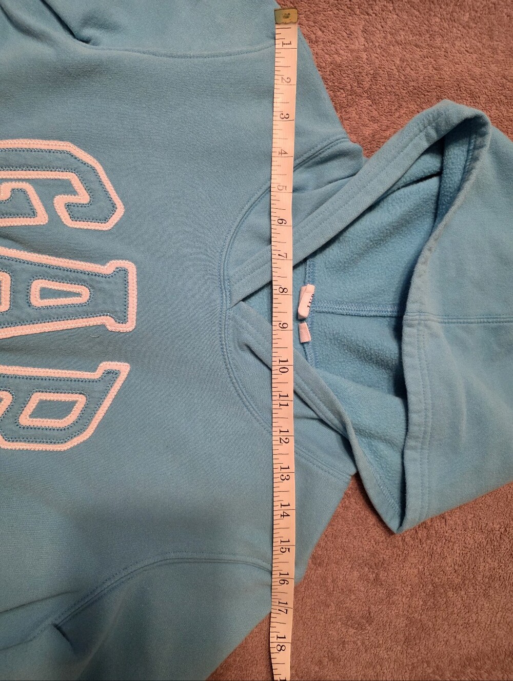 Light Blue GAP Hoodie - Picture 3 of 4